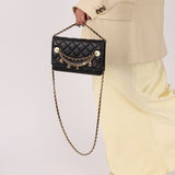 Chanel 2019 Egyptian Amulet Lambskin Charms Wallet on Chain - FashioNica
