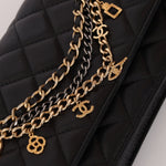 Chanel 2019 Egyptian Amulet Lambskin Charms Wallet on Chain - FashioNica