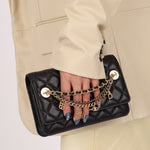 Chanel 2019 Egyptian Amulet Lambskin Charms Wallet on Chain - FashioNica
