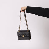 Chanel 2019 Lambskin and Caviar Square Flap - FashioNica