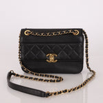 Chanel 2019 Lambskin and Caviar Square Flap - FashioNica