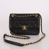 Chanel 2019 Lambskin and Caviar Square Flap - FashioNica