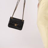 Chanel 2019 Lambskin and Caviar Square Flap - FashioNica