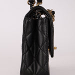 Chanel 2019 Lambskin and Caviar Square Flap - FashioNica