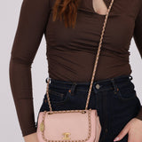 Chanel 2019 Lambskin & Caviar Pink Charm Flap Bag - FashioNica