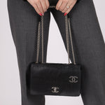 Chanel 2019 Logo Flap Bag with Chanel Tweed Pouch - FashioNica