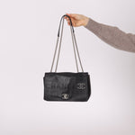 Chanel 2019 Logo Flap Bag with Chanel Tweed Pouch - FashioNica