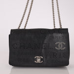 Chanel 2019 Logo Flap Bag with Chanel Tweed Pouch - FashioNica