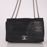 Chanel 2019 Logo Flap Bag with Chanel Tweed Pouch - FashioNica