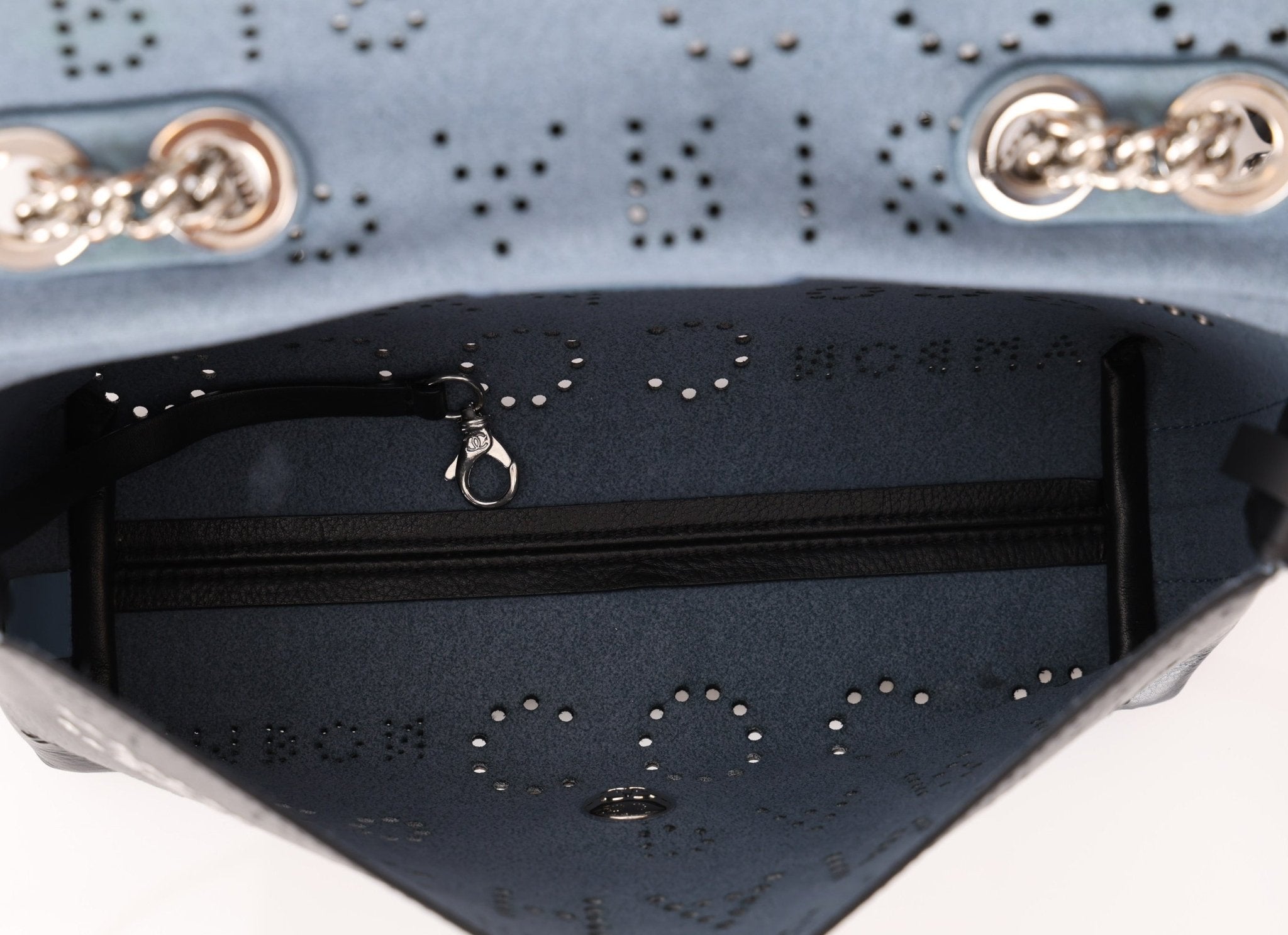 Chanel 2019 Logo Flap Bag with Chanel Tweed Pouch - FashioNica