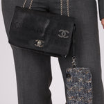 Chanel 2019 Logo Flap Bag with Chanel Tweed Pouch - FashioNica