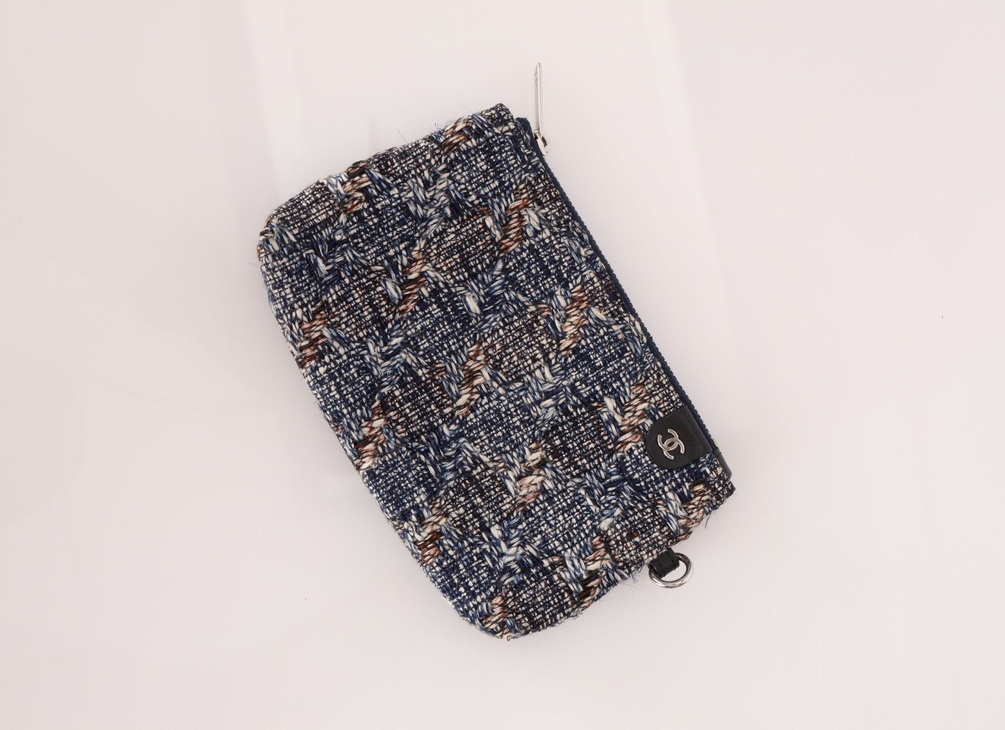 Chanel 2019 Logo Flap Bag with Chanel Tweed Pouch - FashioNica