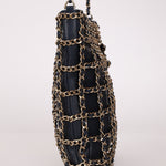 Chanel 2019 Navy Lambskin Shopping Chain Tote - FashioNica