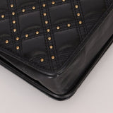 Chanel 2019 Paris - New York Lambskin Studded Wallet on Chain - FashioNica