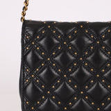 Chanel 2019 Paris - New York Lambskin Studded Wallet on Chain - FashioNica