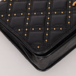 Chanel 2019 Paris - New York Lambskin Studded Wallet on Chain - FashioNica