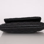 Chanel 2019 Shiny Lambskin Quilted Medium Double Case With Strap - FashioNica