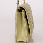 Chanel 2020 Caviar New Wave Pistachio Wallet on Chain - FashioNica
