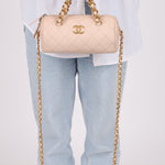 Chanel 2020 Caviar Small Fashion Therapy Bowler Bag - FashioNica