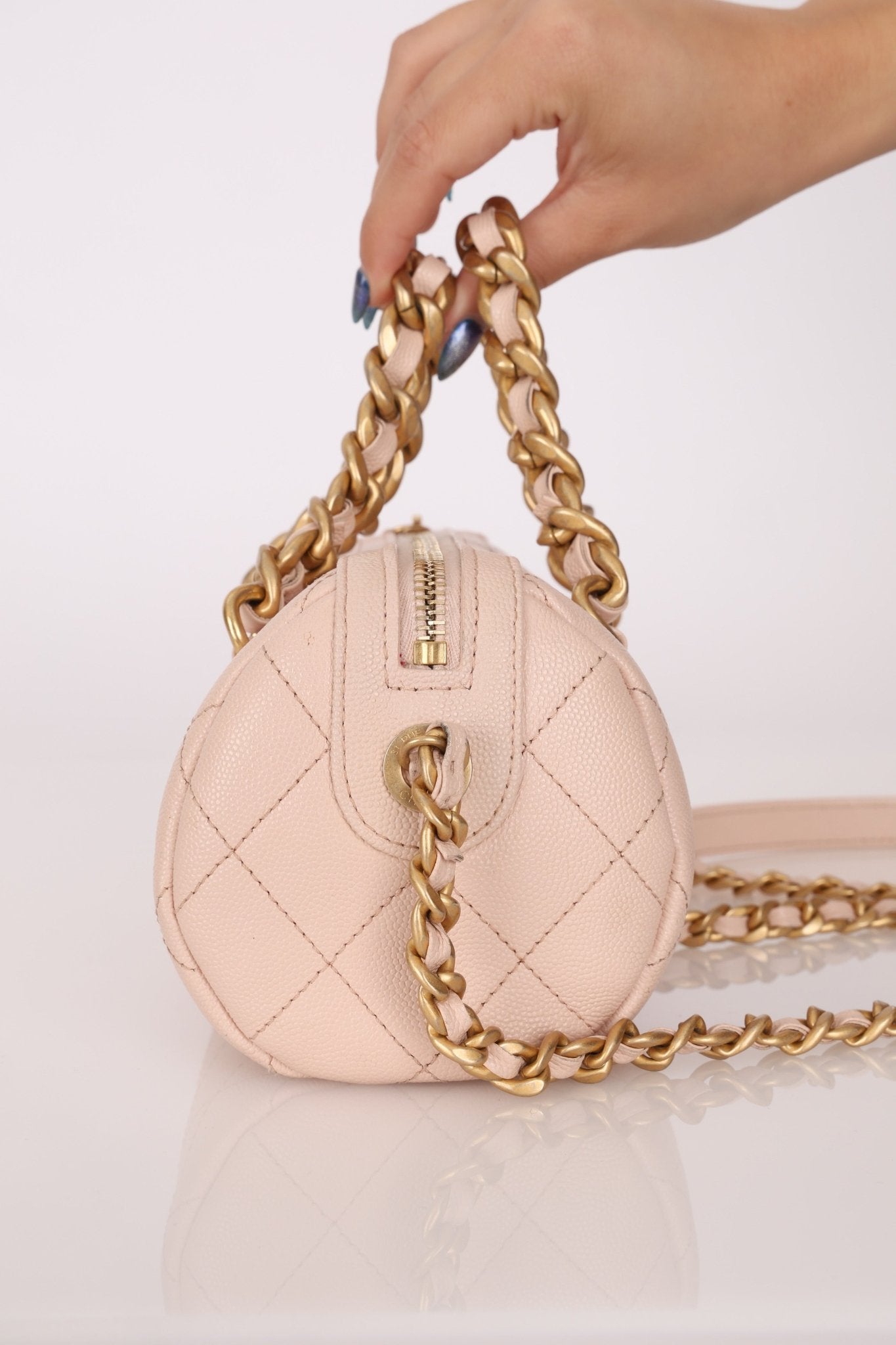 Chanel 2020 Caviar Small Fashion Therapy Bowler Bag - FashioNica