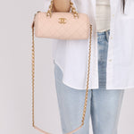 Chanel 2020 Caviar Small Fashion Therapy Bowler Bag - FashioNica