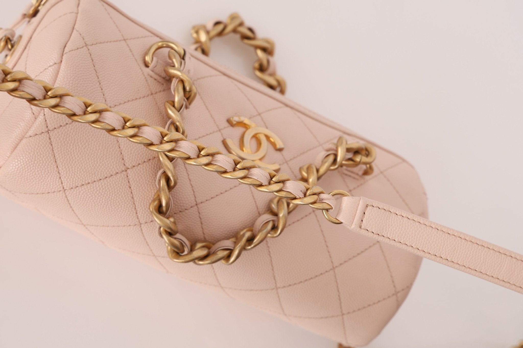 Chanel 2020 Caviar Small Fashion Therapy Bowler Bag - FashioNica