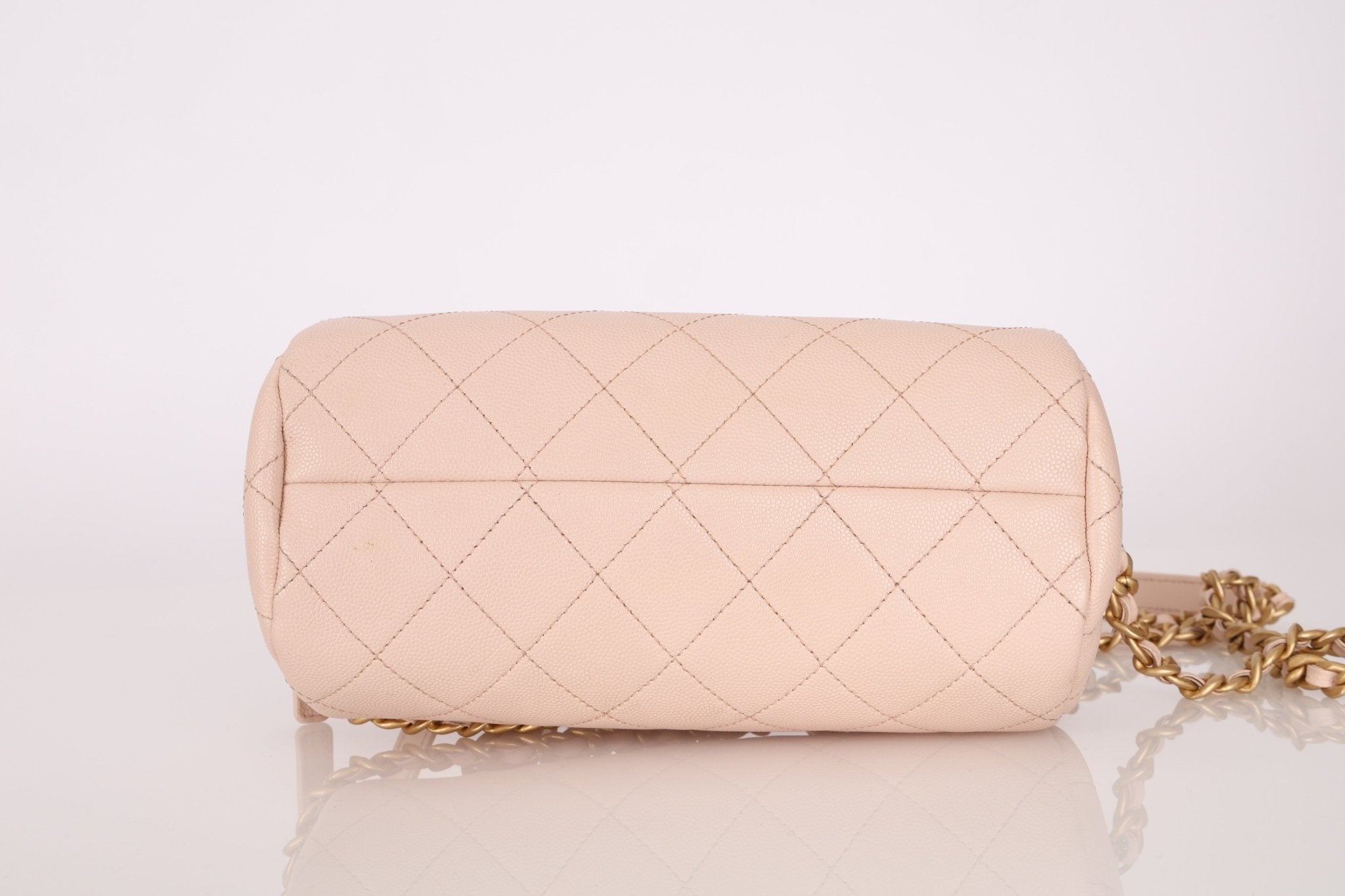 Chanel 2020 Caviar Small Fashion Therapy Bowler Bag - FashioNica