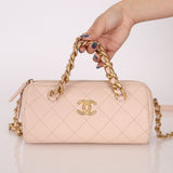 Chanel 2020 Caviar Small Fashion Therapy Bowler Bag - FashioNica