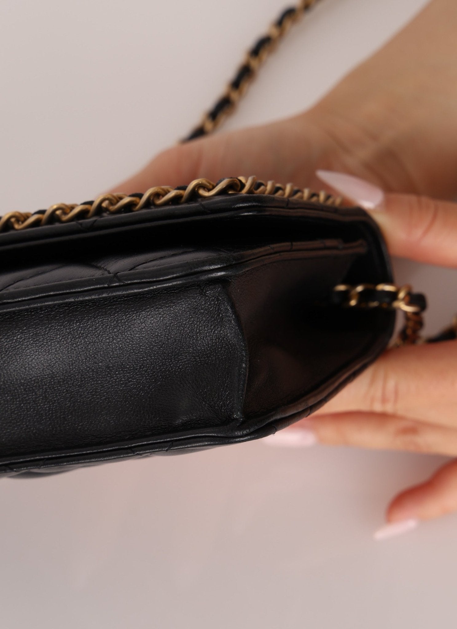 Chanel 2020 Chain Around Lambskin Wallet on Chain - FashioNica
