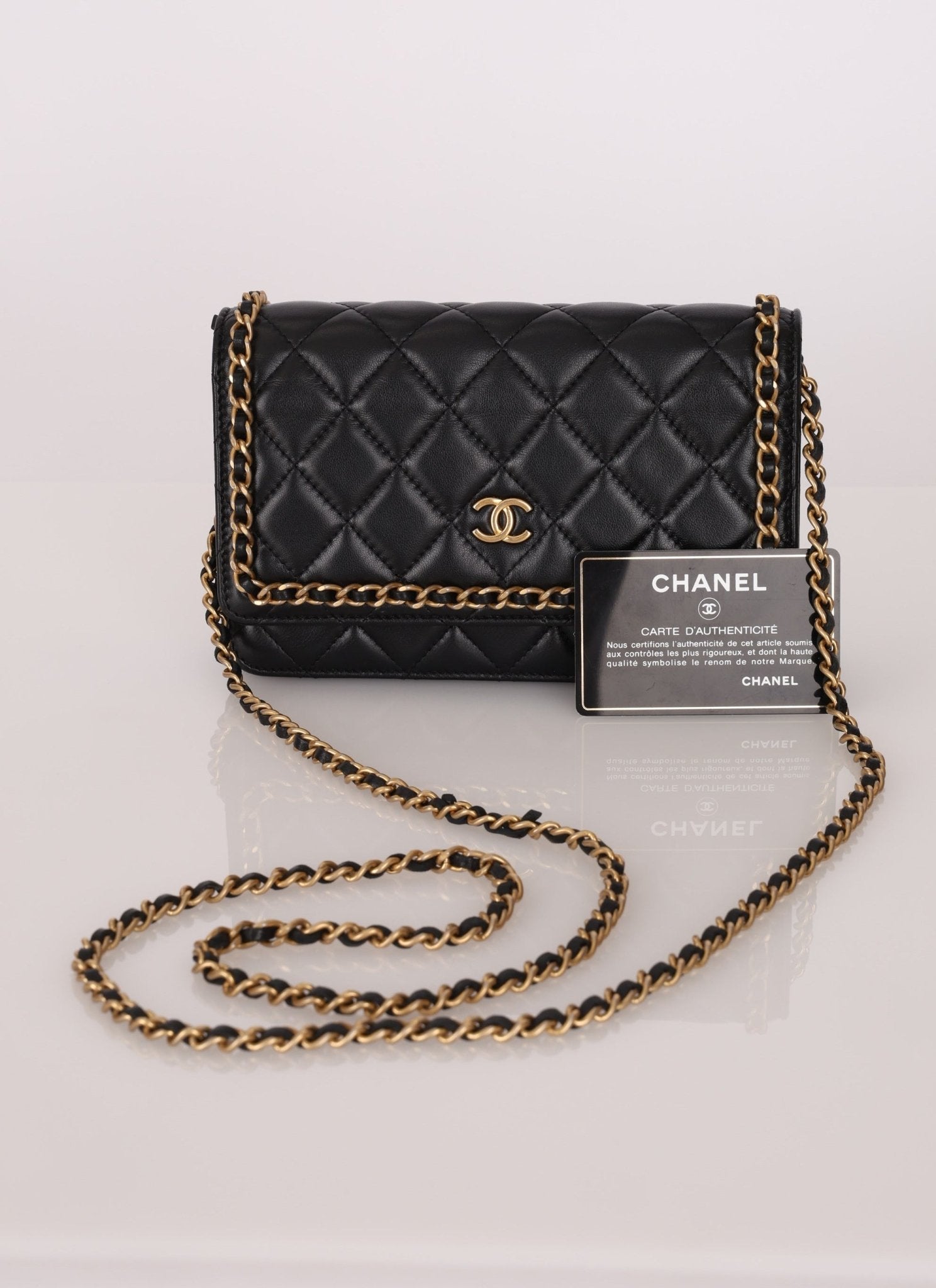 Chanel 2020 Chain Around Lambskin Wallet on Chain - FashioNica