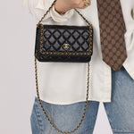 Chanel 2020 Chain Around Lambskin Wallet on Chain - FashioNica