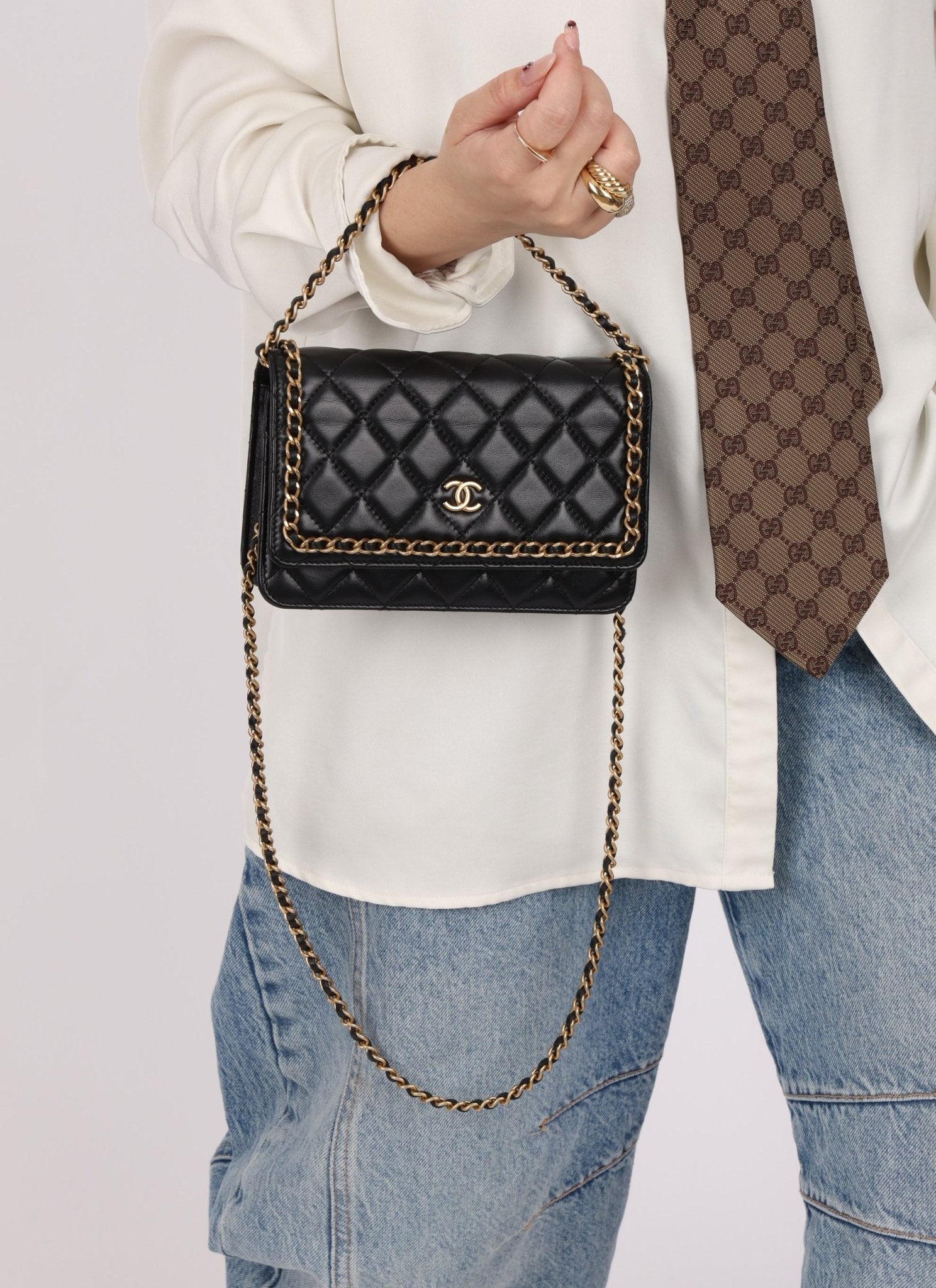 Chanel 2020 Chain Around Lambskin Wallet on Chain - FashioNica