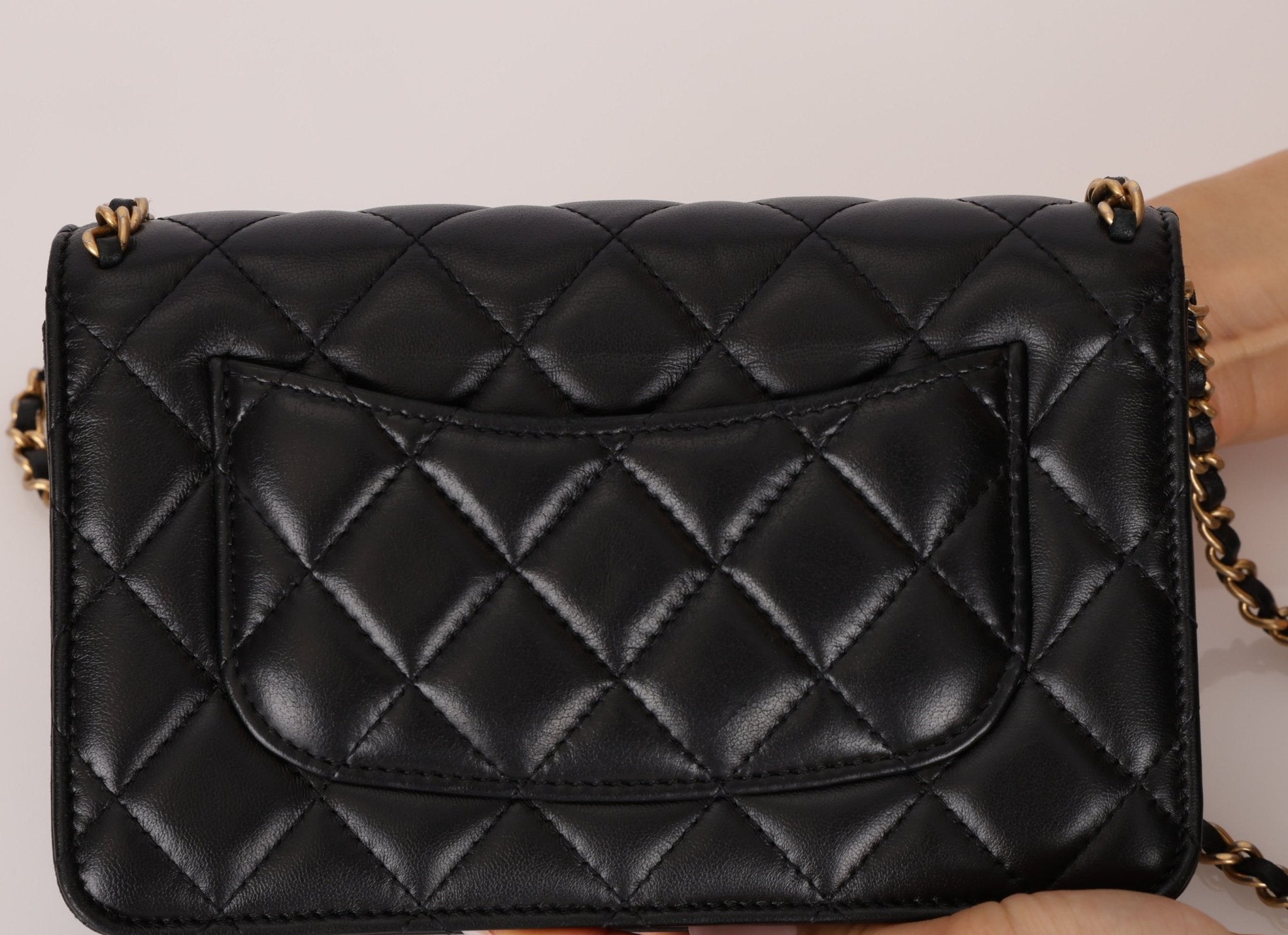 Chanel 2020 Chain Around Lambskin Wallet on Chain - FashioNica