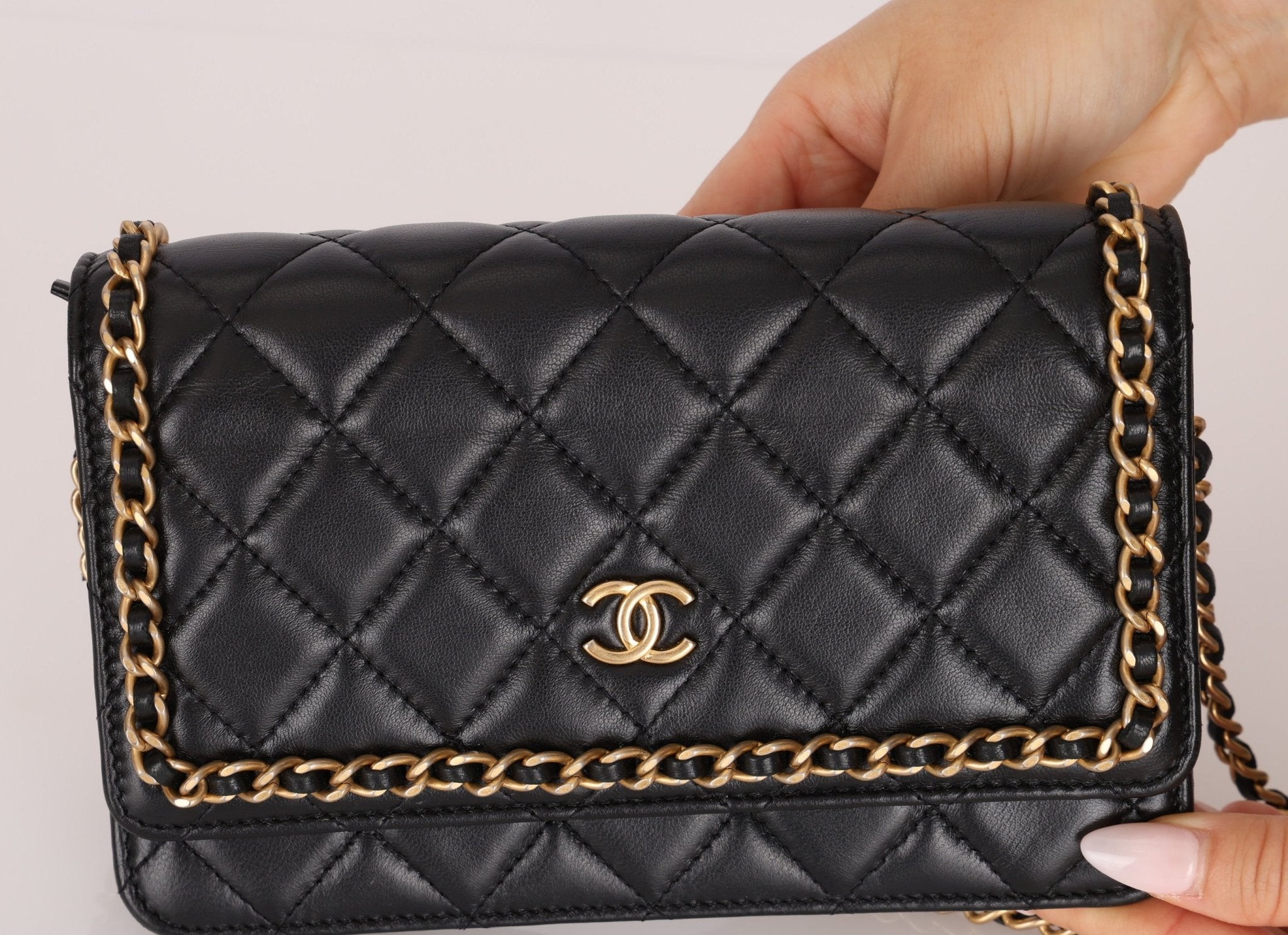 Chanel 2020 Chain Around Lambskin Wallet on Chain - FashioNica