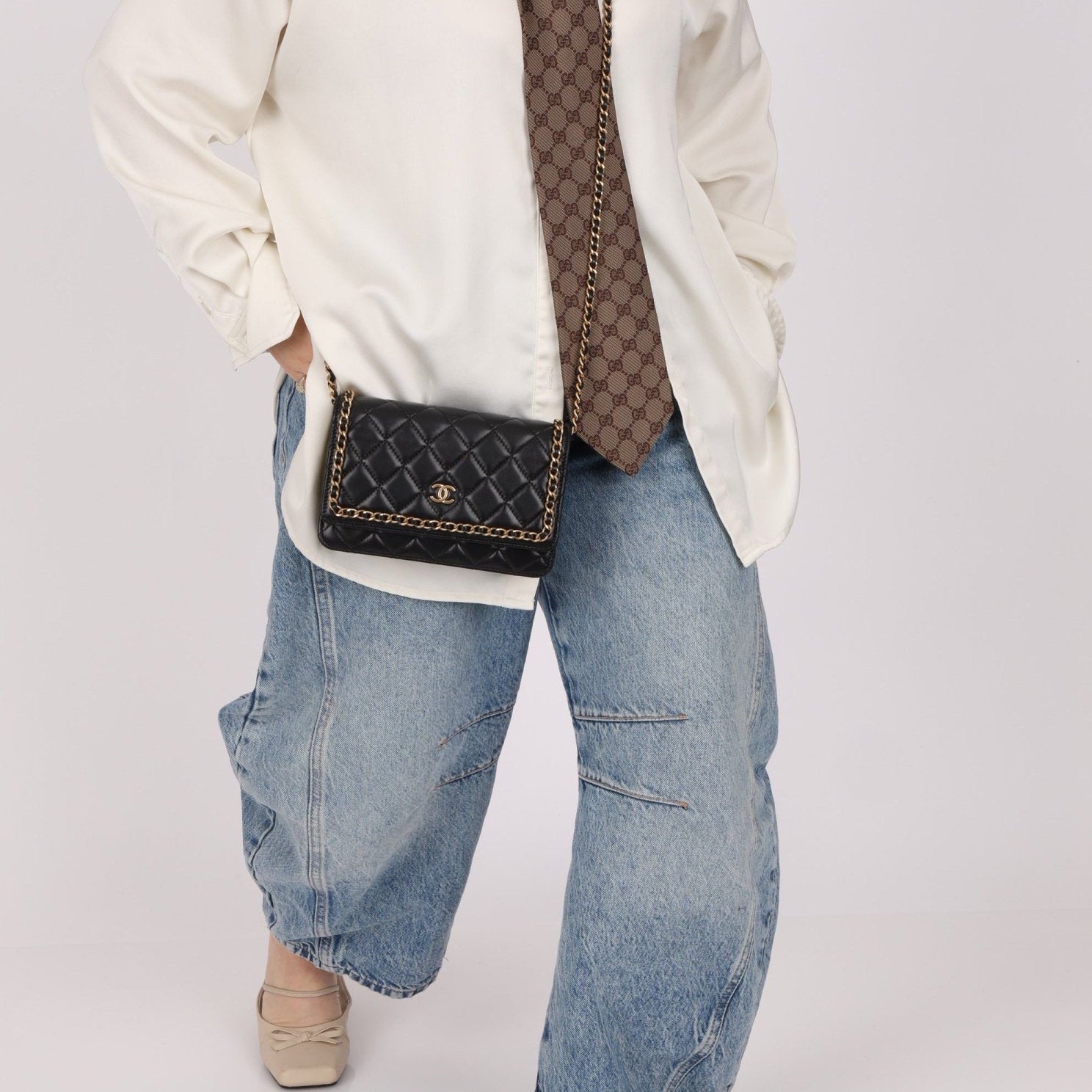 Chanel 2020 Chain Around Lambskin Wallet on Chain - FashioNica