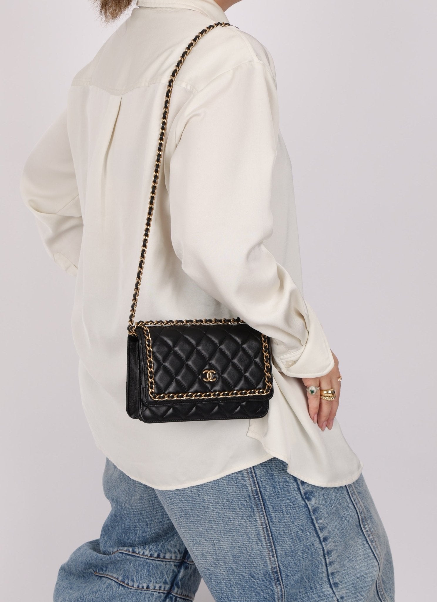 Chanel 2020 Chain Around Lambskin Wallet on Chain - FashioNica