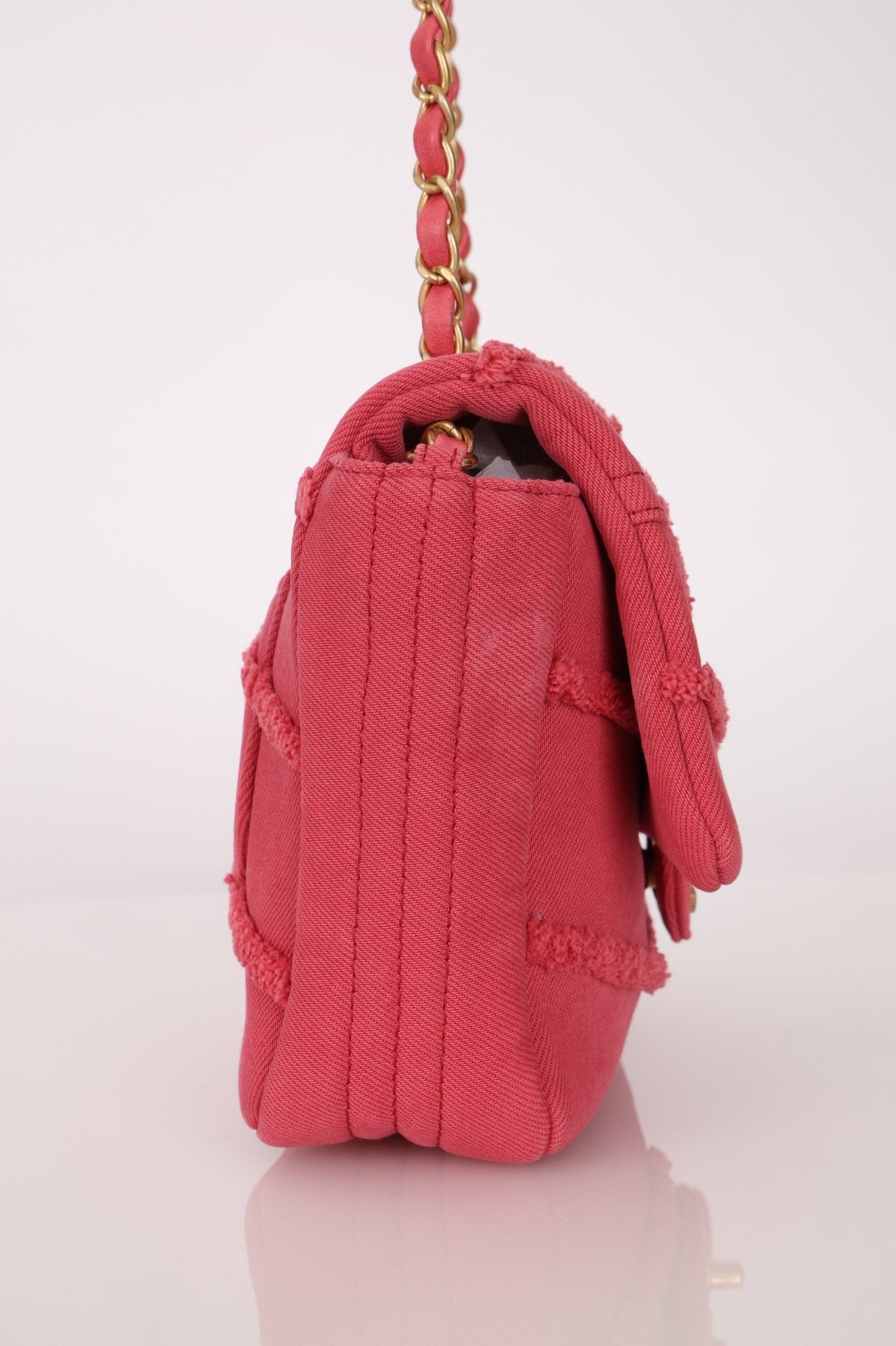 Chanel 2020 Denim Coco Chain Flap - FashioNica