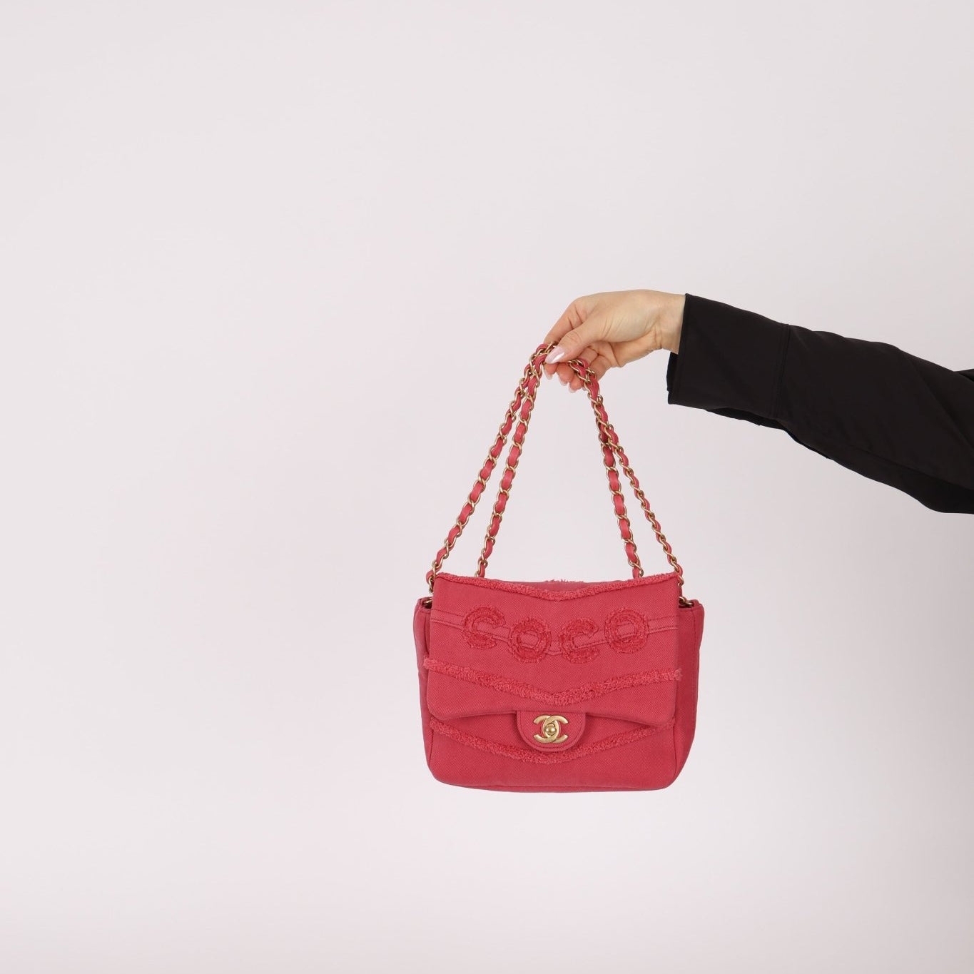 Chanel 2020 Denim Coco Chain Flap - FashioNica