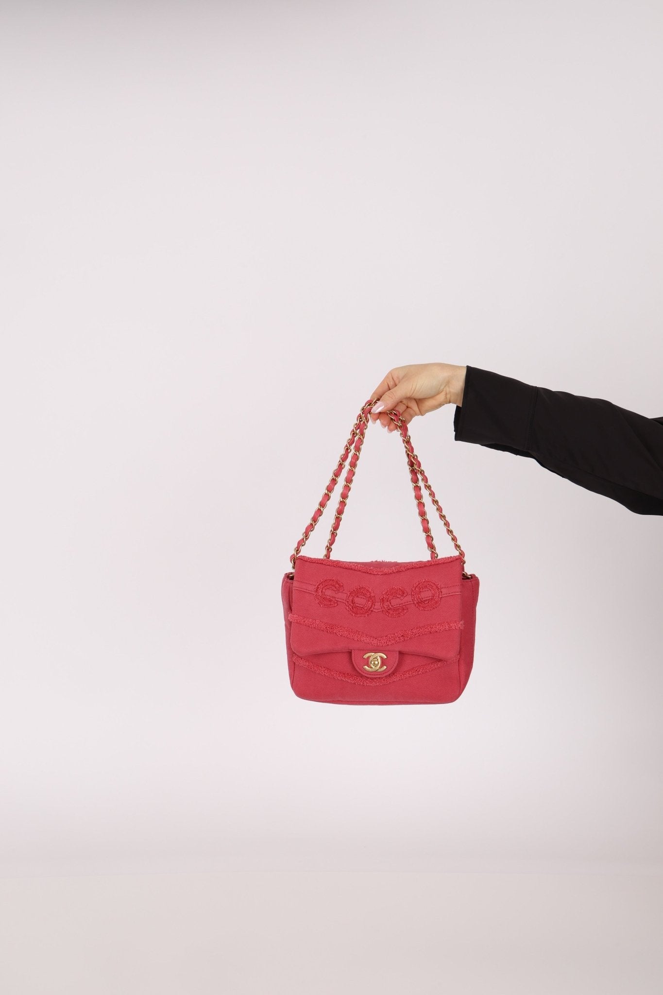 Chanel 2020 Denim Coco Chain Flap - FashioNica