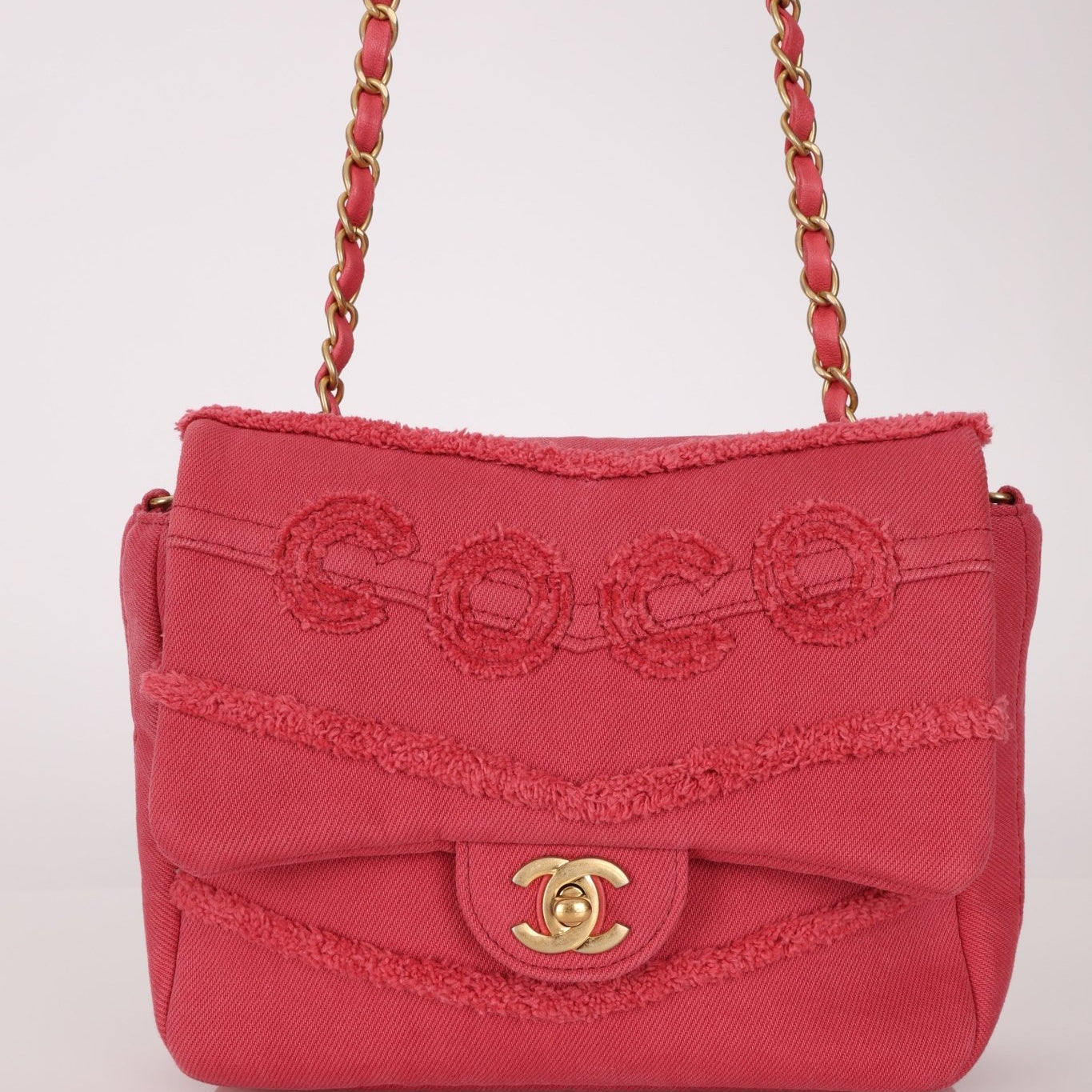 Chanel 2020 Denim Coco Chain Flap - FashioNica