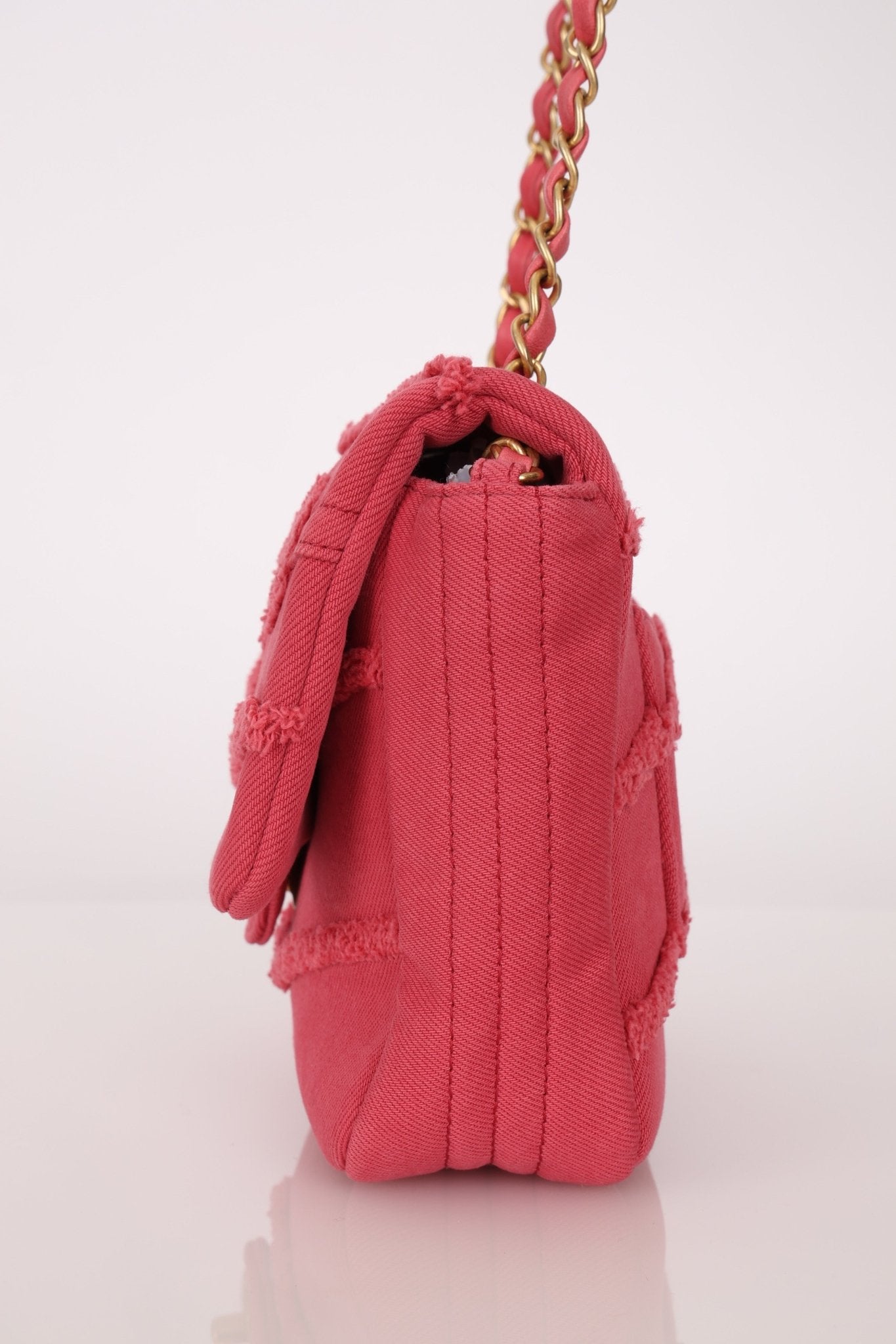 Chanel 2020 Denim Coco Chain Flap - FashioNica