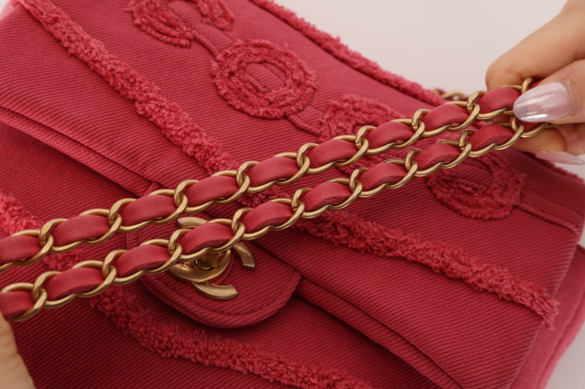 Chanel 2020 Denim Coco Chain Flap - FashioNica