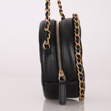 Chanel 2020 Lambskin Chain Around Round Crossbody - FashioNica