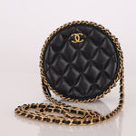 Chanel 2020 Lambskin Chain Around Round Crossbody - FashioNica