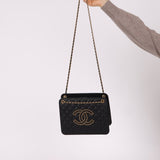Chanel 2020 Lambskin Chain Logo Tote - FashioNica