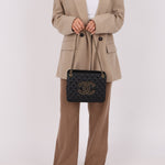 Chanel 2020 Lambskin Chain Logo Tote - FashioNica