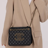 Chanel 2020 Lambskin Chain Logo Tote - FashioNica