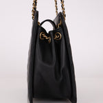 Chanel 2020 Lambskin Chain Logo Tote - FashioNica