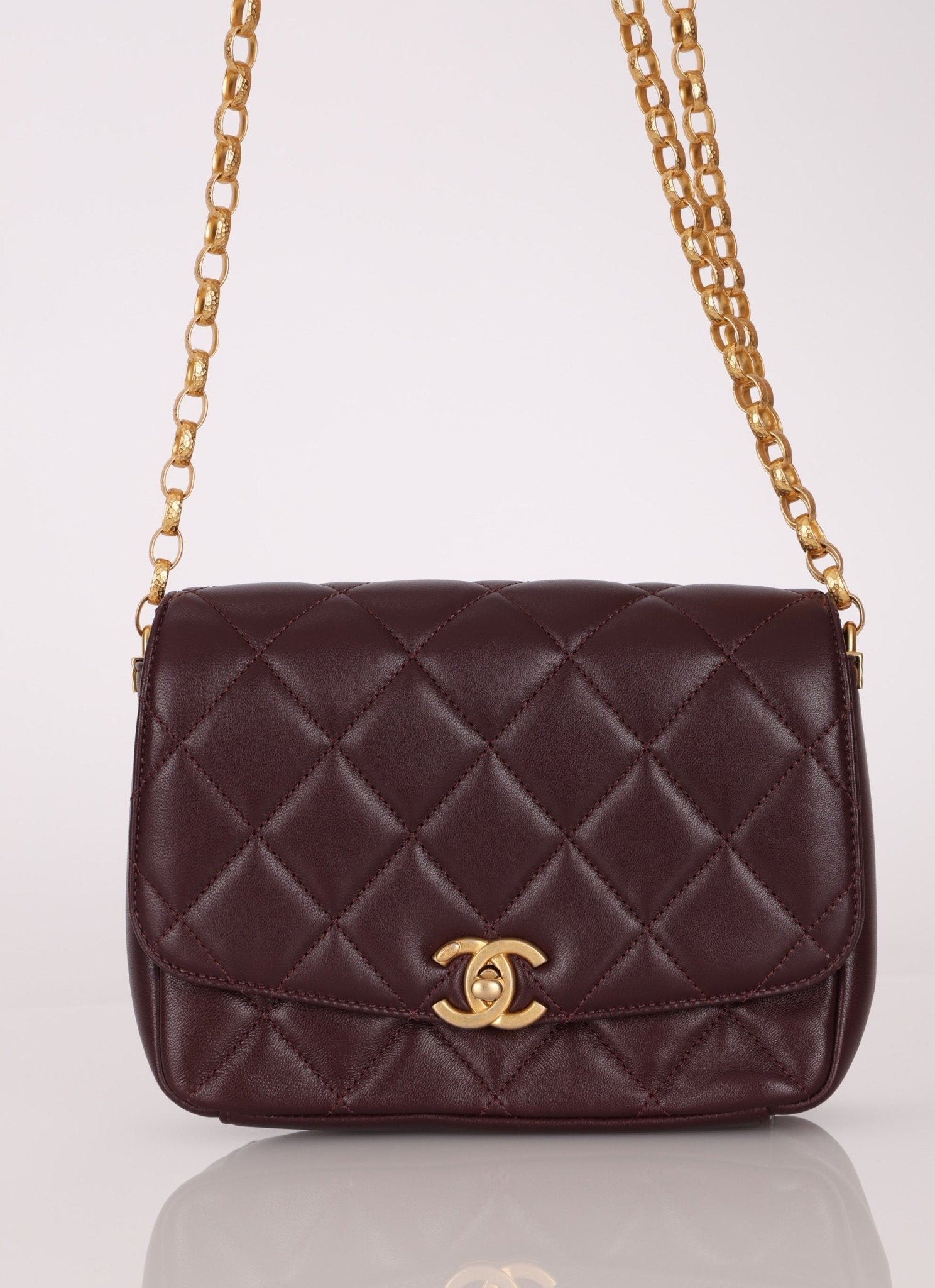 Chanel 2020 Lambskin Coin Bijoux Chain Flap Bag - FashioNica