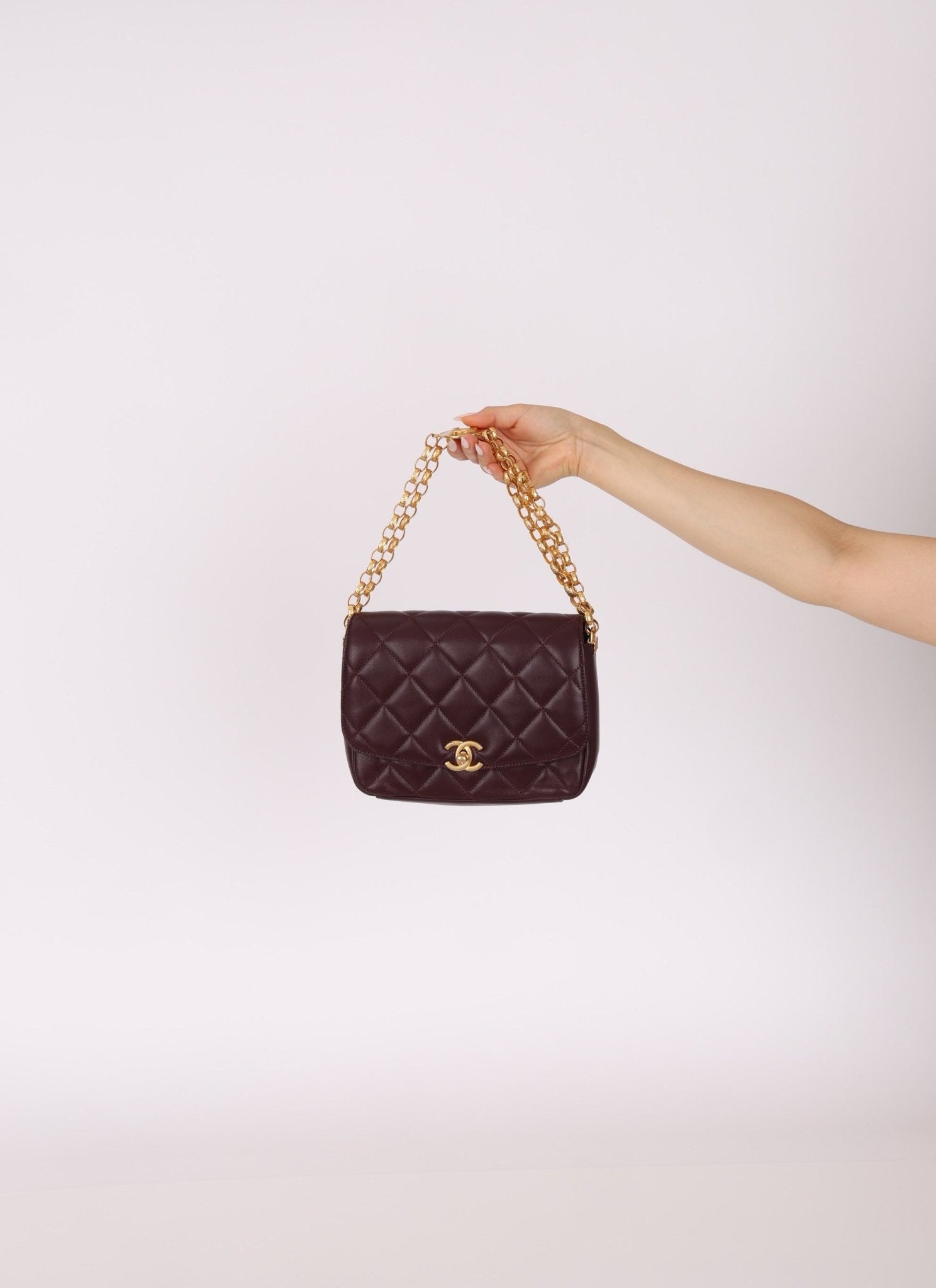 Chanel 2020 Lambskin Coin Bijoux Chain Flap Bag - FashioNica